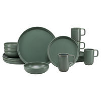 KOMBISERVICE Uno 16-teilig  - Salbeigrün, Basics, Keramik - Creatable