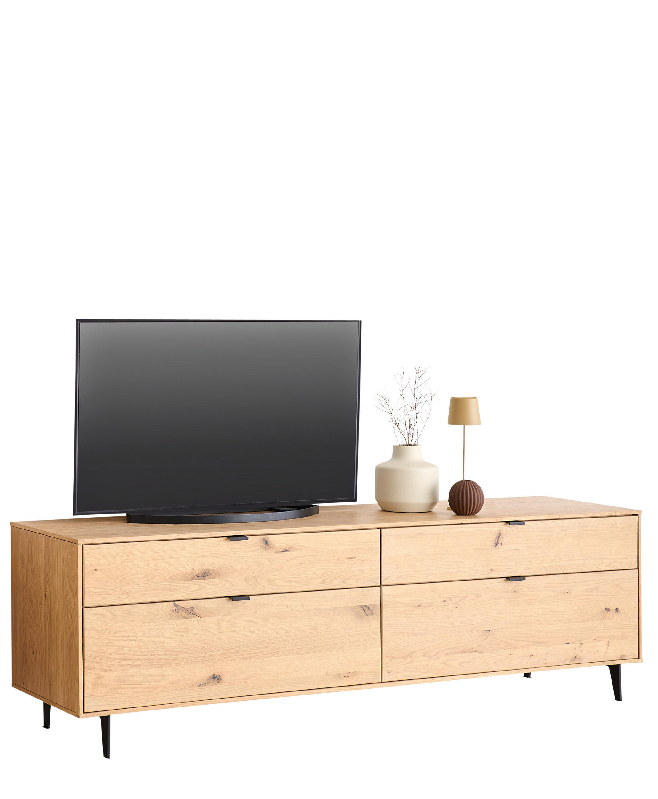 Cantus NÍZKA KOMODA, sukový dub, farba duba, 202,6/63/50 cm