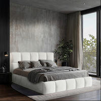 POLSTERBETT 180/200 cm,  in Naturfarben, gepolstertes Kopfteil, Lattenrost, Bettkasten,  - Schwarz/Naturfarben, MODERN, Holz/Holzwerkstoff (180/200cm) - MID.YOU