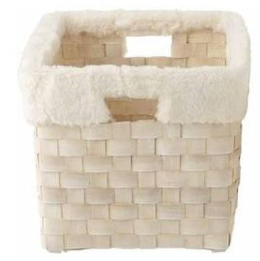 KOŠARA   44/32/28 cm     - krem barve, Basics, naravni materiali (44/32/28cm)