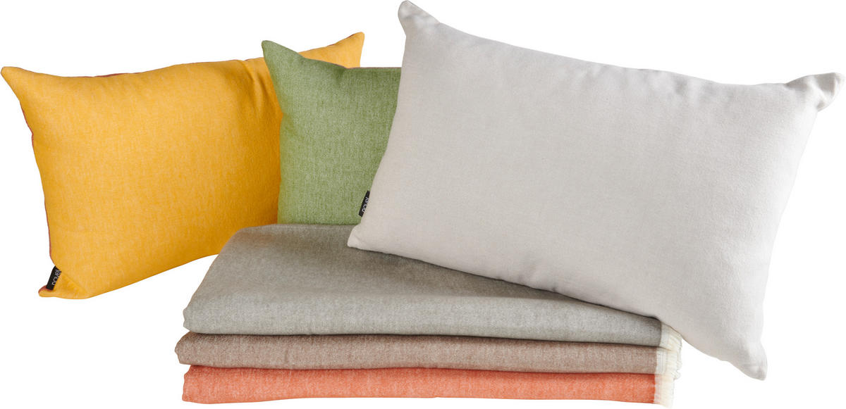OBOUSTRANNÝ DEKORAČNÍ POLŠTÁŘ 40/60 cm - zelená/hnědá, Natur, textil (40/60cm) - Novel