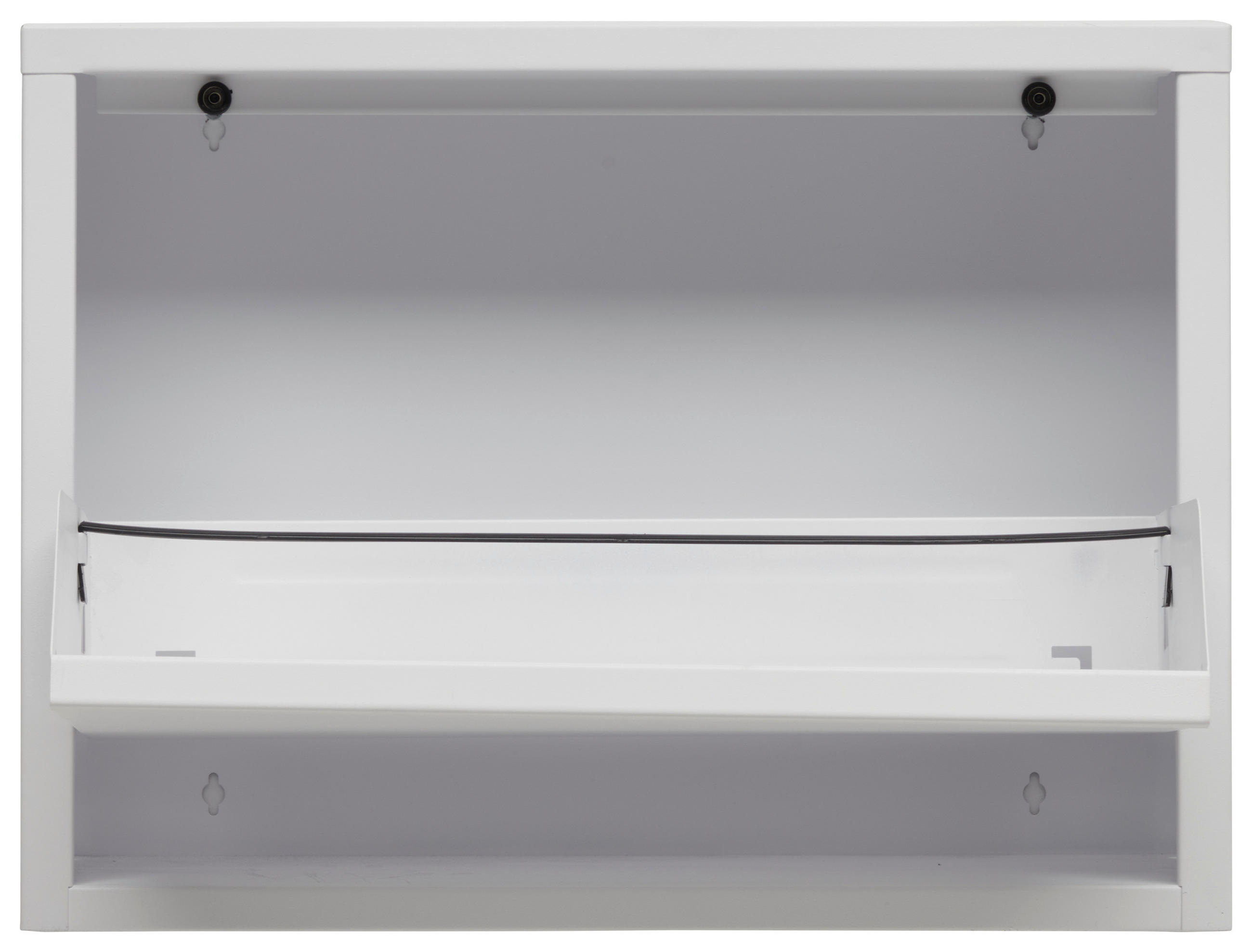 SCHUHKIPPER 50/37/15 cm  - Weiss, Basics, Metall (50/37/15cm) - Carryhome