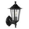 VÄGGLAMPA UTOMHUS 16.5 cm   - klar/svart, Basics, metall/glas (16.5cm) - Eglo