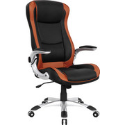 PISARNIŠKI STOL kovina, umetna masa, tekstil rjava, črna - črna/rjava, Design, kovina/umetna masa (66/113-121/68,50cm) - Xora