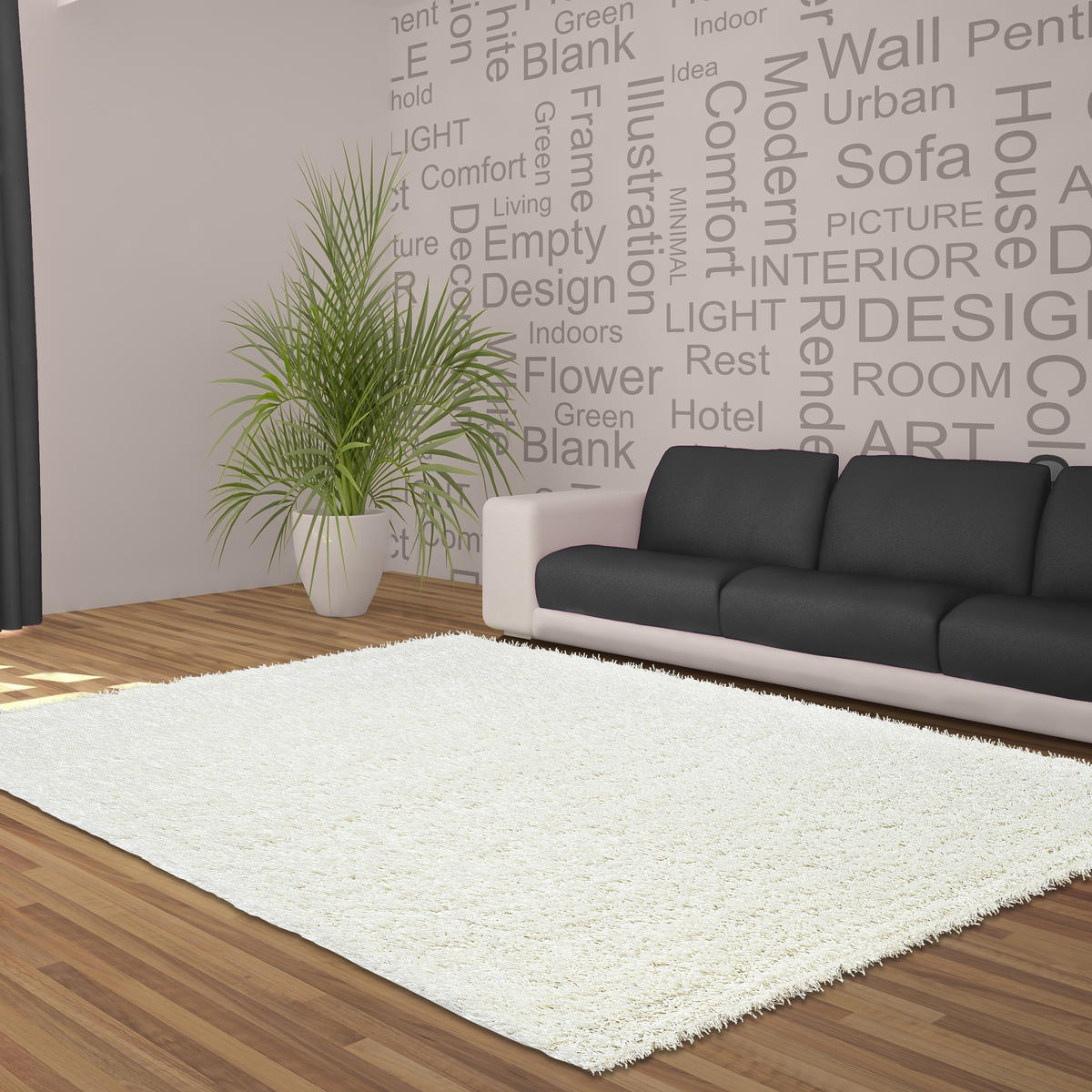 HOCHFLORTEPPICH 60/110 cm Dream 4000 Creme  - Creme, KONVENTIONELL, Textil (60/110cm) - Novel