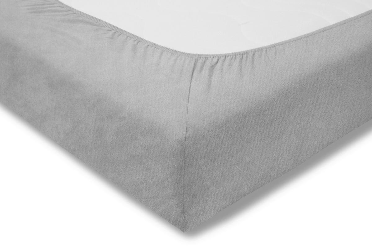 SPANNBETTTUCH  - Platinfarben, Basics, Textil (100/200cm) - Estella