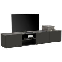 TV-BÄNK  i 200/36,7/42 cm  - antracit, Design, trämaterial (200/36,7/42cm) - Hom`in