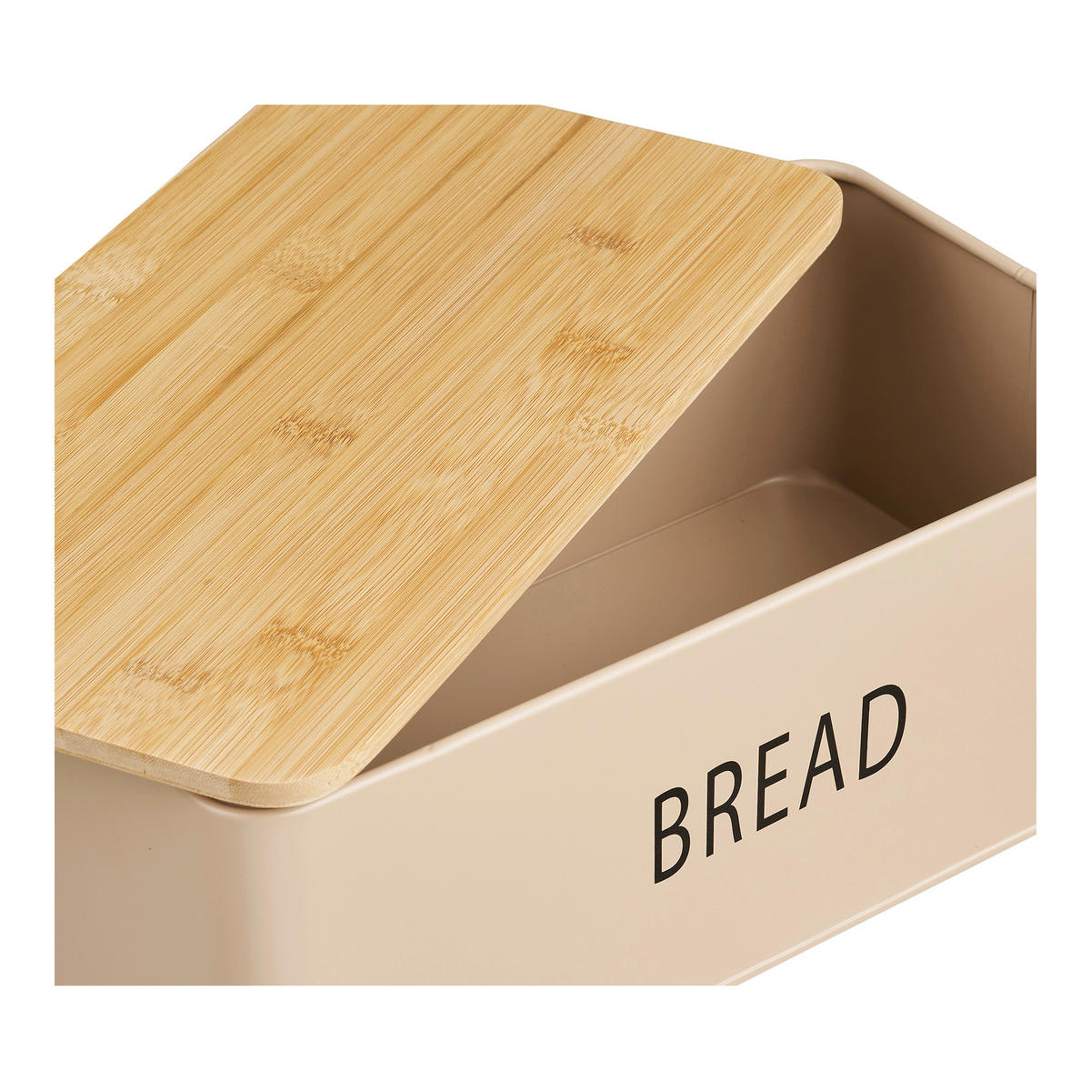 FÖRVARINGSBURKAR SET 4 delar  - beige/naturfärgad, Basics, metall/trä
