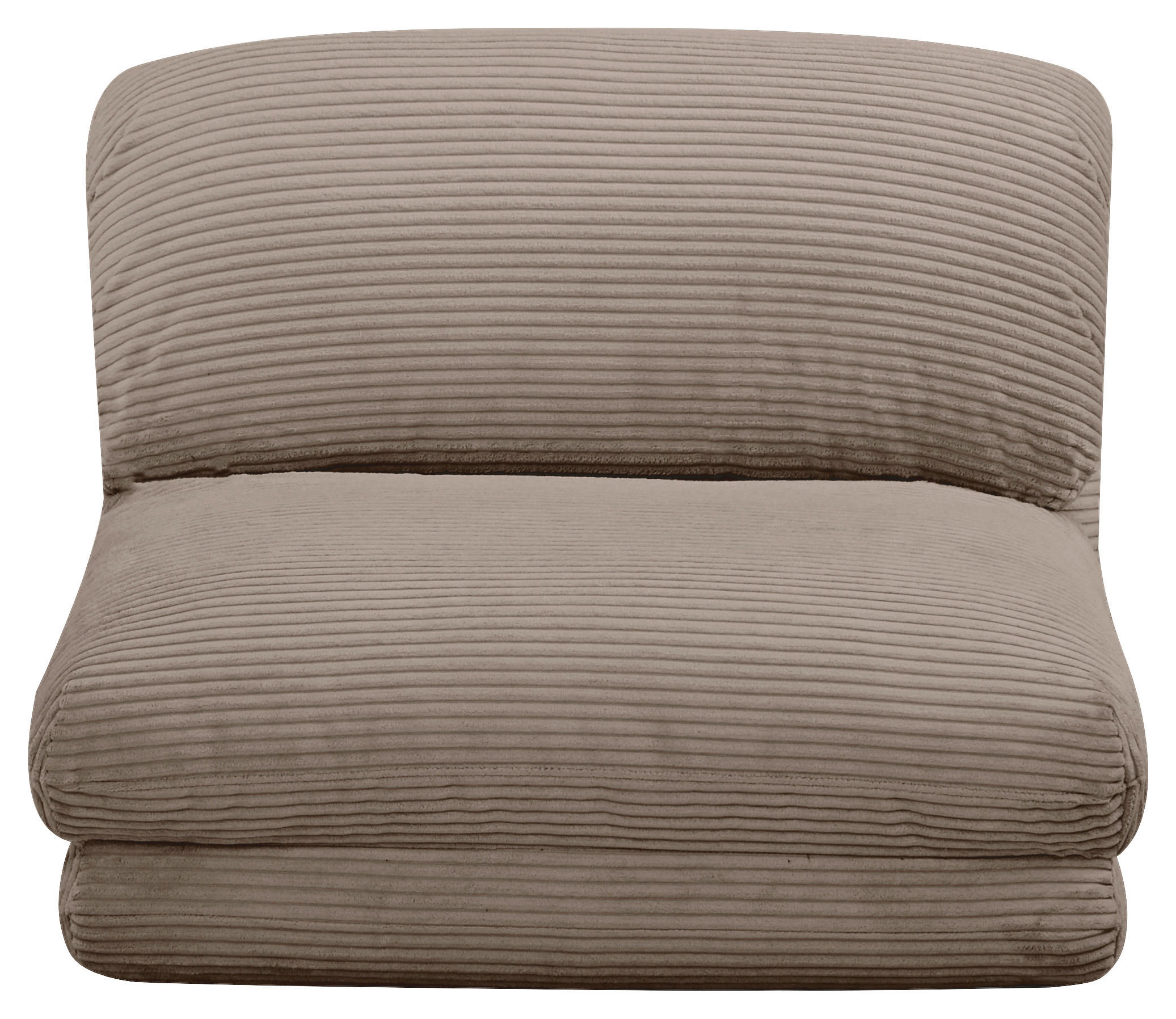 SCHLAFSESSEL in Cord Braun  - Braun, Design, Textil/Metall (78/58/82cm) - Livetastic