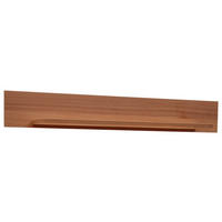 NÁSTĚNNÁ POLICE, jádrový buk, 160/25/21,6 cm - jádrový buk, Konvenční, kompozitní dřevo (160/25/21,6cm) - Voleo