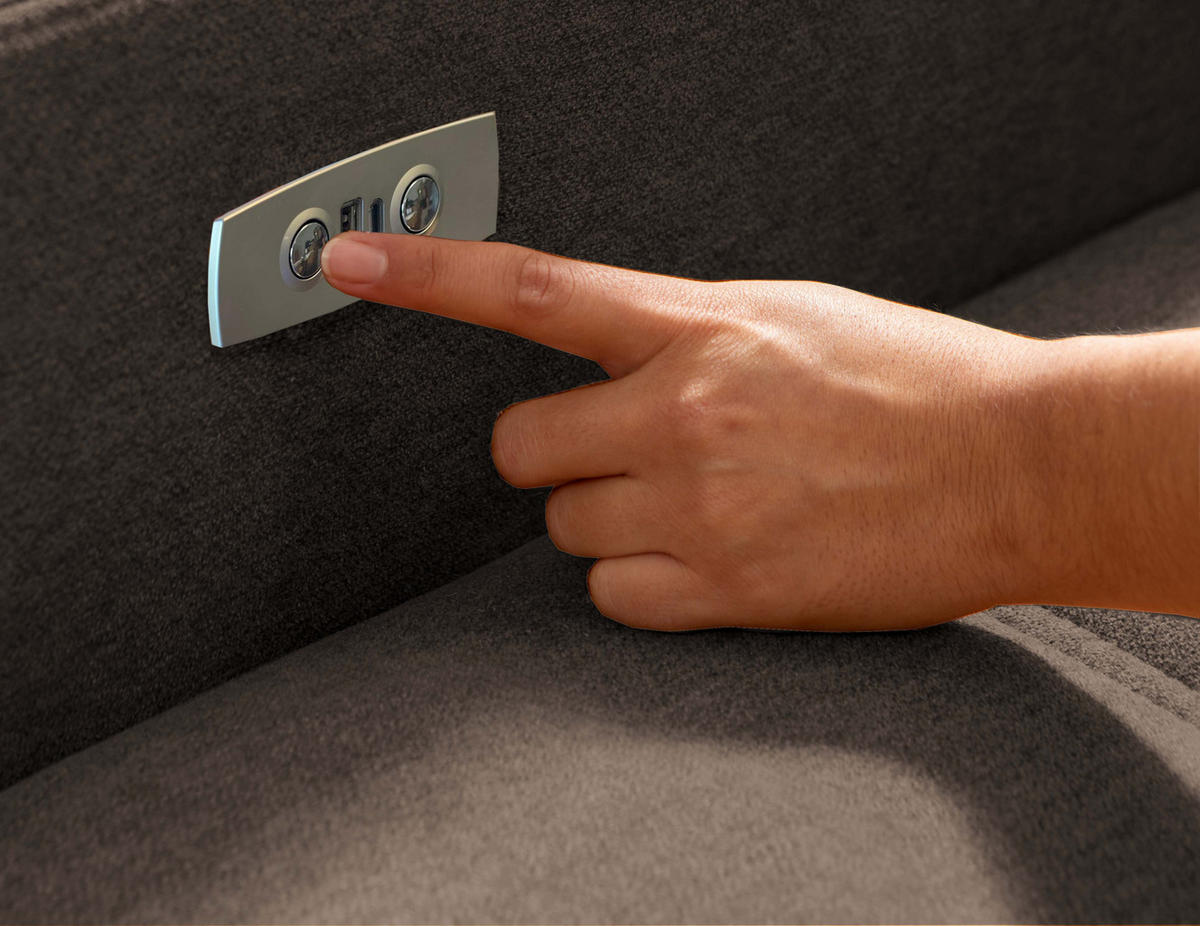 ECKSOFA Dunkelbraun Mikrofaser  - Dunkelbraun/Schwarz, MODERN, Textil/Metall (185/292cm) - Livetastic