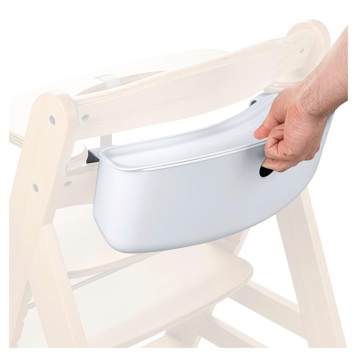AUFBEWAHRUNGSBOX     - Weiß, Basics, Kunststoff (17/16/42cm) - Hauck