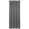 ZAVESA SA KARIKAMA siva 140/245 cm   - siva, Konvencionalno, tekstil (140/245cm) - Esposa