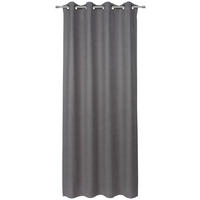 ZAVESA SA KARIKAMA siva 140/245 cm   - siva, Konvencionalno, tekstil (140/245cm) - Esposa