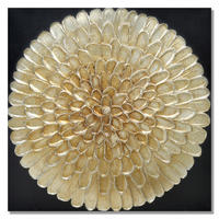 ULJENA SLIKA  85/85 cm       - srebrne boje/crna, Design, drvo/tekstil (85/85cm) - Monee