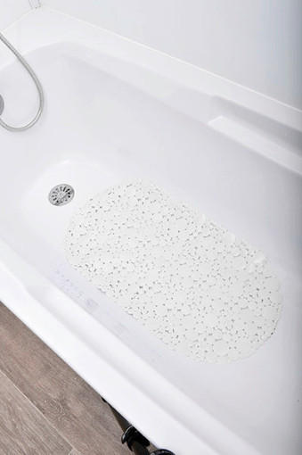 PODLOGA ZA PRHO  TENDANCE  36/0,3/69 cm           bela  - bela, Konvencionalno, umetna masa (36/0,3/69cm) - Homeware