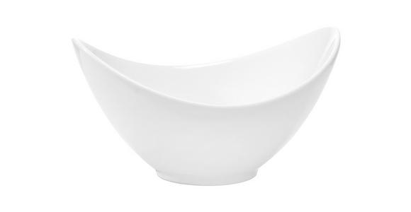 SCHÜSSEL SWING 10,7/9,1/6 cm - Weiß, Basics, Keramik (10,7/9,1/6cm) - Novel