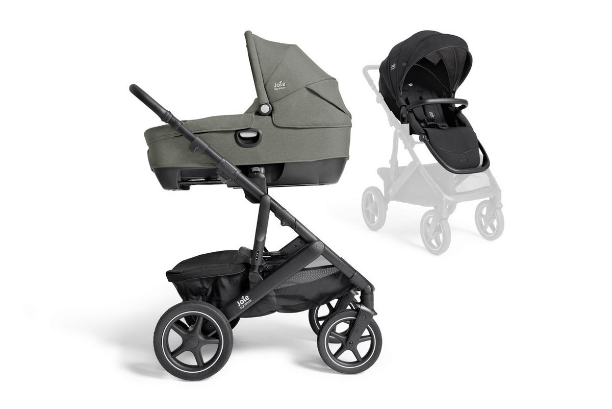 KOMBIKINDERWAGEN  Vinca inkl. Calmi  Evergreen  - Schwarz/Olivgrün, Basics, Kunststoff (82/68/45cm) - JOIE SIGNATURE