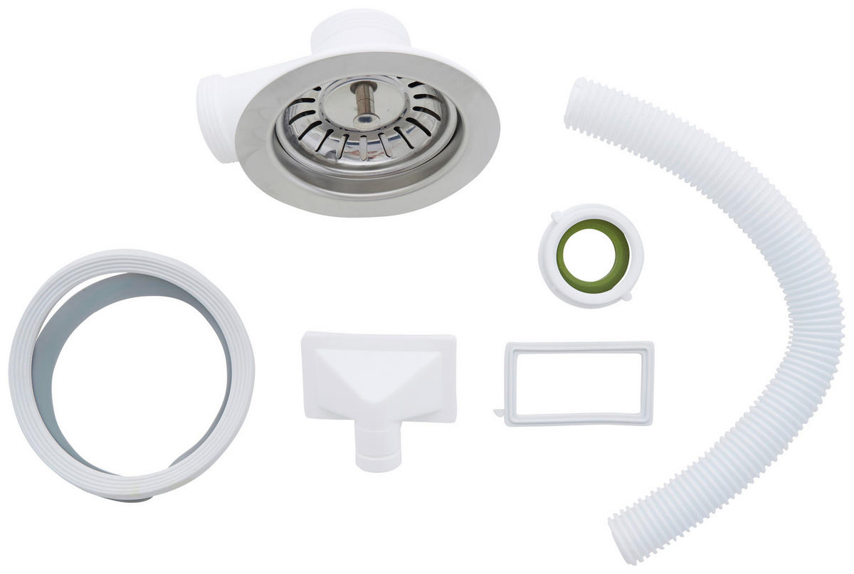 SPÜLE 1720DETROIT49X44  - Edelstahlfarben, Trend, Metall (49/22,5/44cm) - Respekta