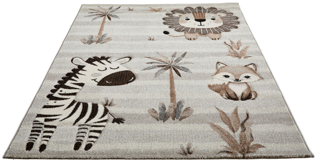 KINDERTEPPICH 80/150 cm  - Grau, Trend, Textil (80/150cm) - Ben'n'jen