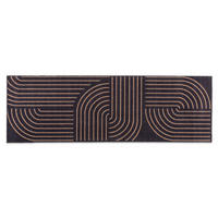 FUßMATTE  50/150 cm  Schwarz  - Schwarz, Basics, Kunststoff/Textil (50/150cm) - Astra