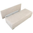 SCHLAFSOFA  mit Liegefunktion, Schlafen auf Sitzhöhe, Rücken echt Struktur Beige  - Beige/Schwarz, KONVENTIONELL, Kunststoff/Textil (195/93/83cm) - Carryhome