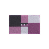 BADEMATTE Grund Beere 60/90 cm  - Beere, Basics, Kunststoff/Textil (60/90cm) - Grund