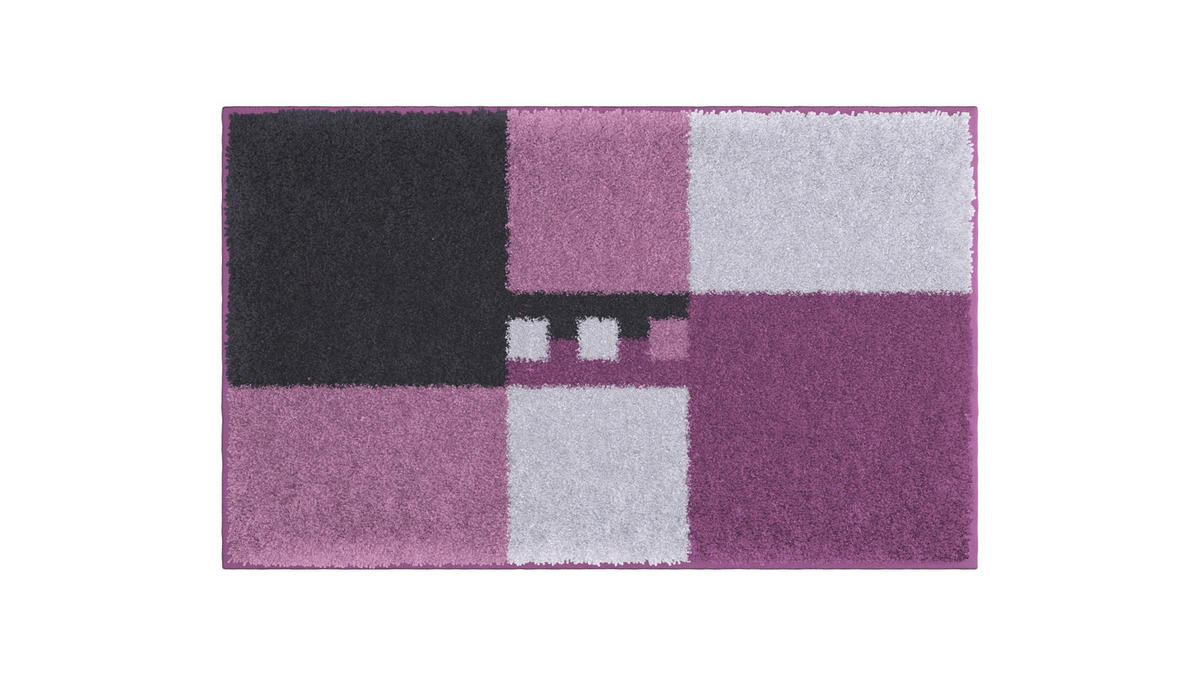 BADEMATTE Grund Beere 60/90 cm  - Beere, Basics, Kunststoff/Textil (60/90cm) - Grund