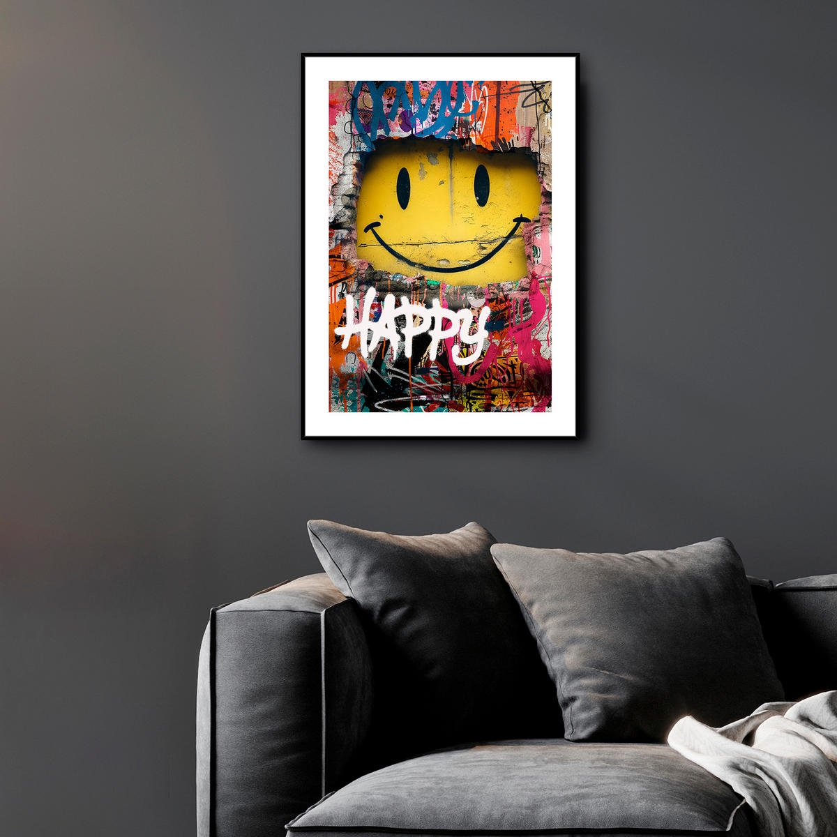 KUNSTDRUCK Text, Stillleben 50/70 cm  - Multicolor, Trend, Holzwerkstoff (50/70cm) - Monee