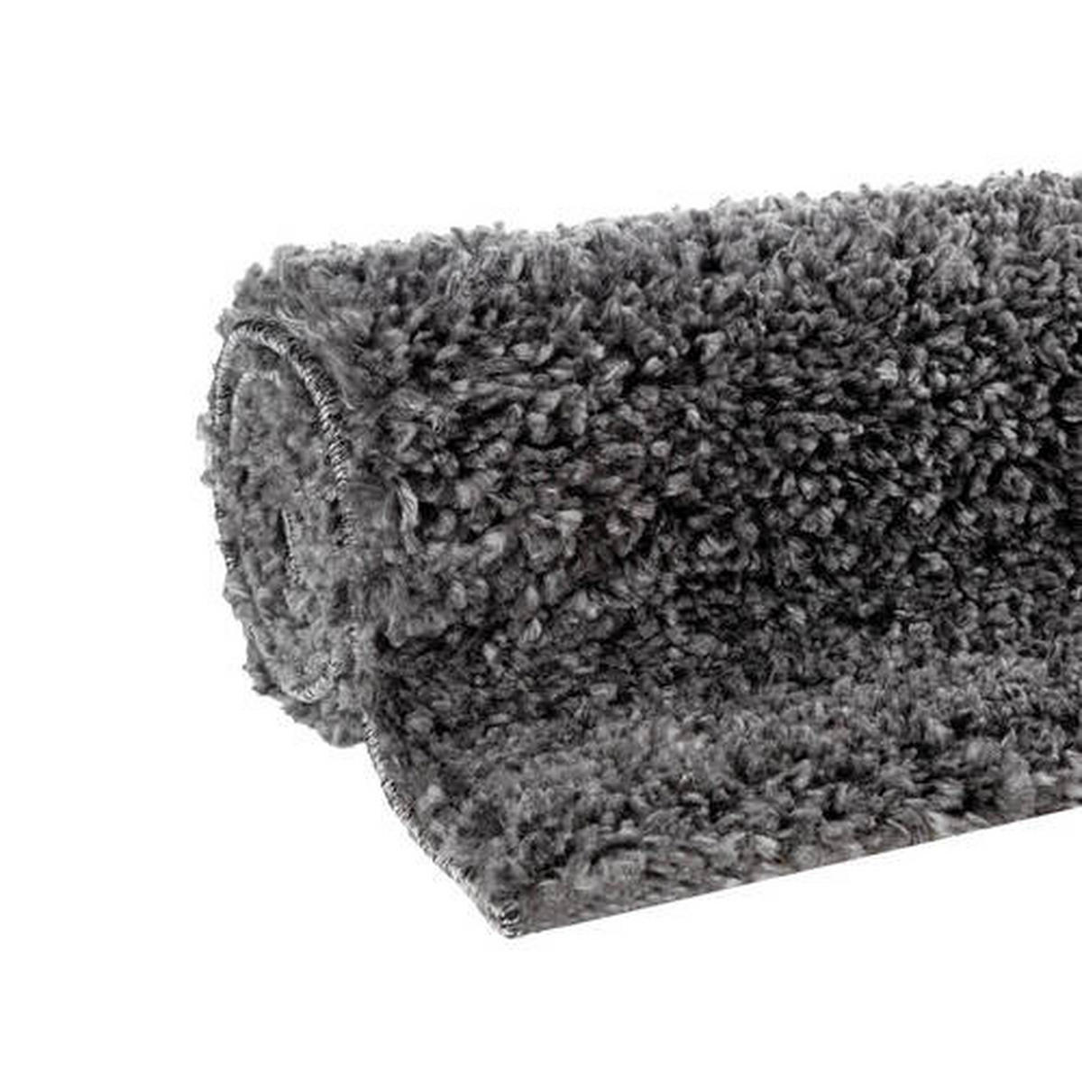 HOCHFLORTEPPICH 200/290 cm ETHNO-SHAGGY Anthrazit  - Anthrazit, Basics, Textil (200/290cm)