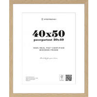 BILDERRAHMEN Eichefarben  - Eichefarben, Basics, Holzwerkstoff (43,1/53,2/2.5cm)