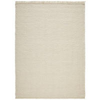HANDWEBTEPPICH 130/190 cm Weiß  - Weiß, Basics, Textil (130/190cm) - Linea Natura