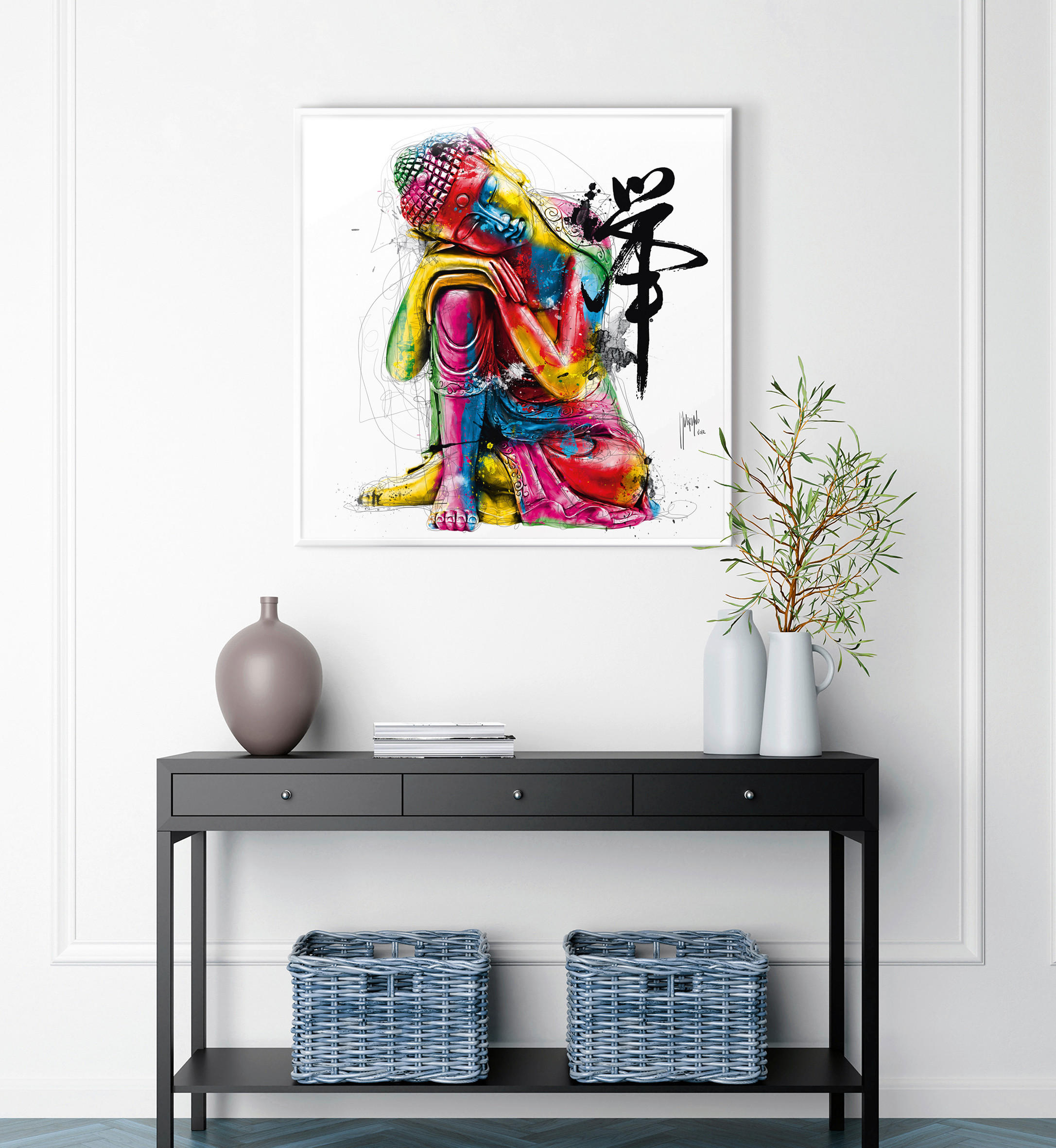 KUNSTDRUCK 50/50 cm  - Multicolor, Basics, Papier (50/50cm) - Monee