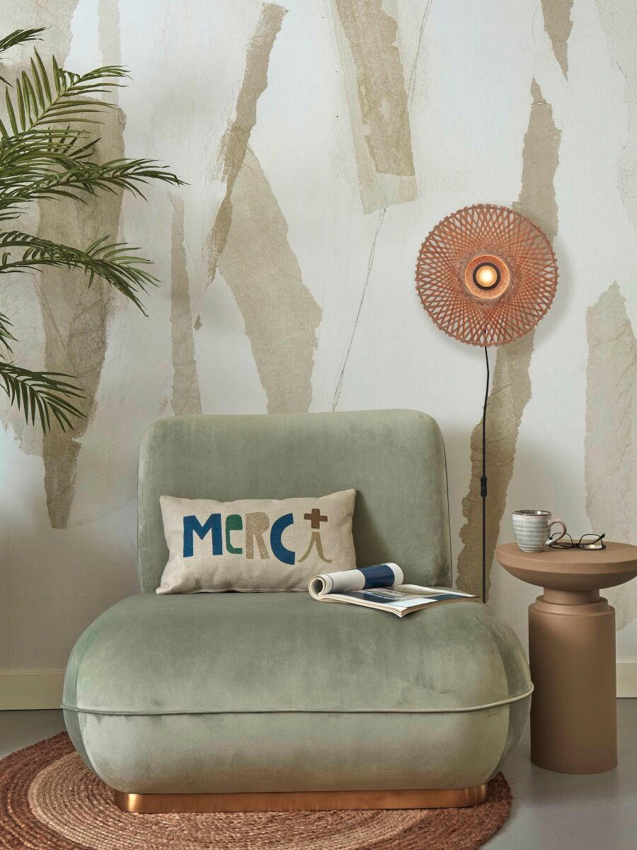 WANDLEUCHTE - Naturfarben, Trend (30/8/30cm) - Good & Mojo