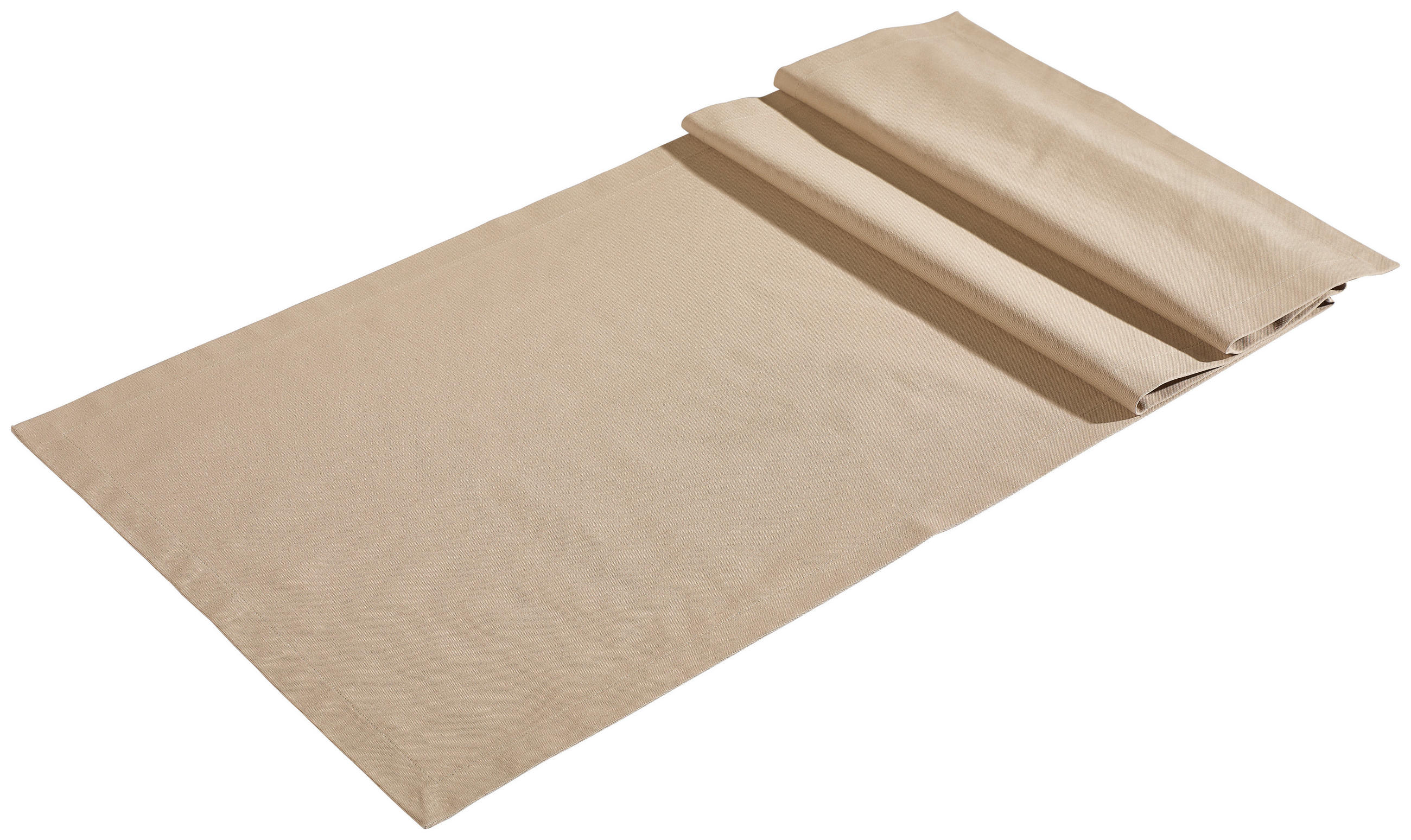 TISCHLÄUFER 45/150 cm  - Sandfarben, Basics, Textil (45/150cm) - Bio:Vio