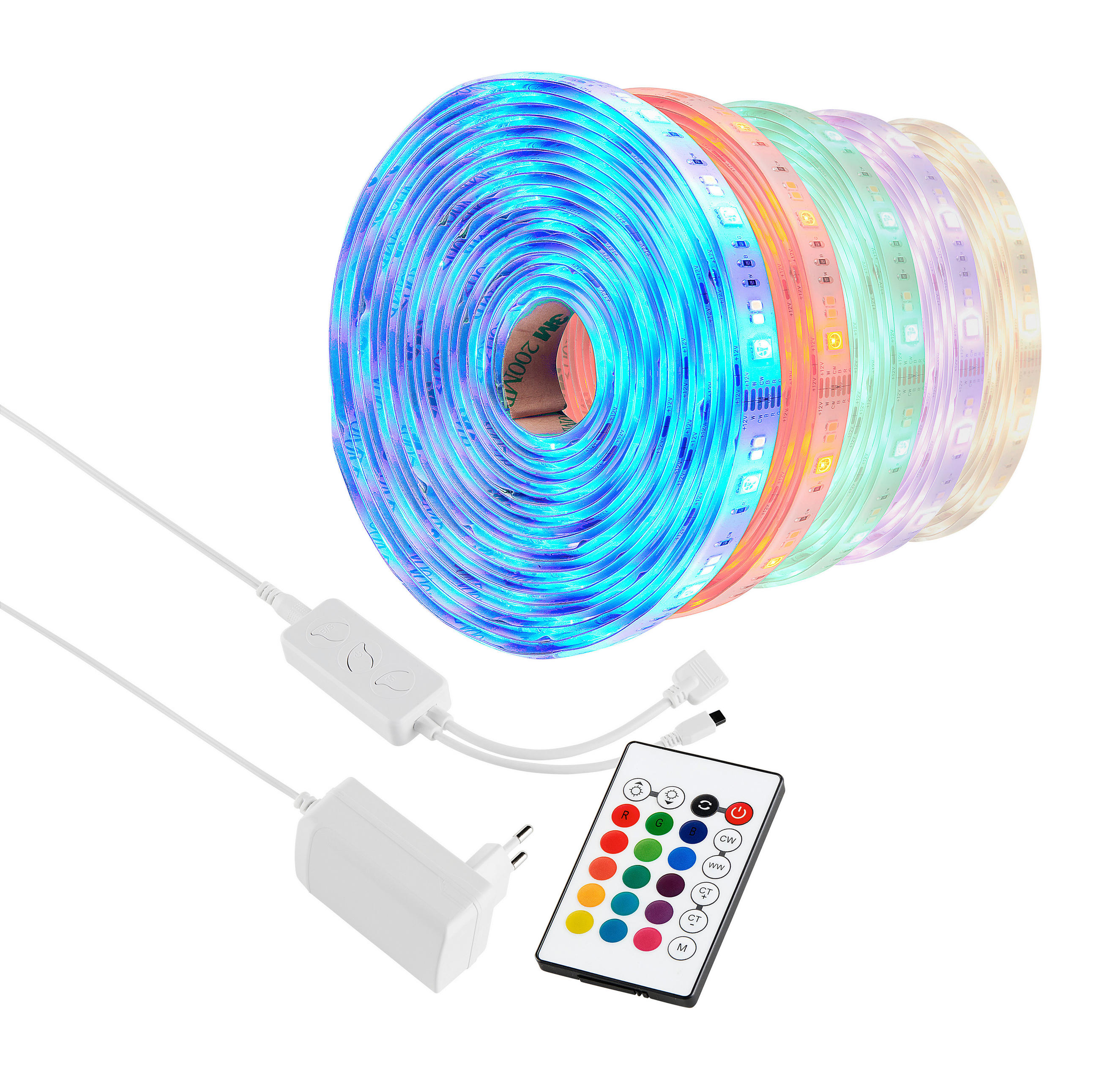 LED TRAKA - bela, Lajfstajl, plastika (300cm) - Boxxx