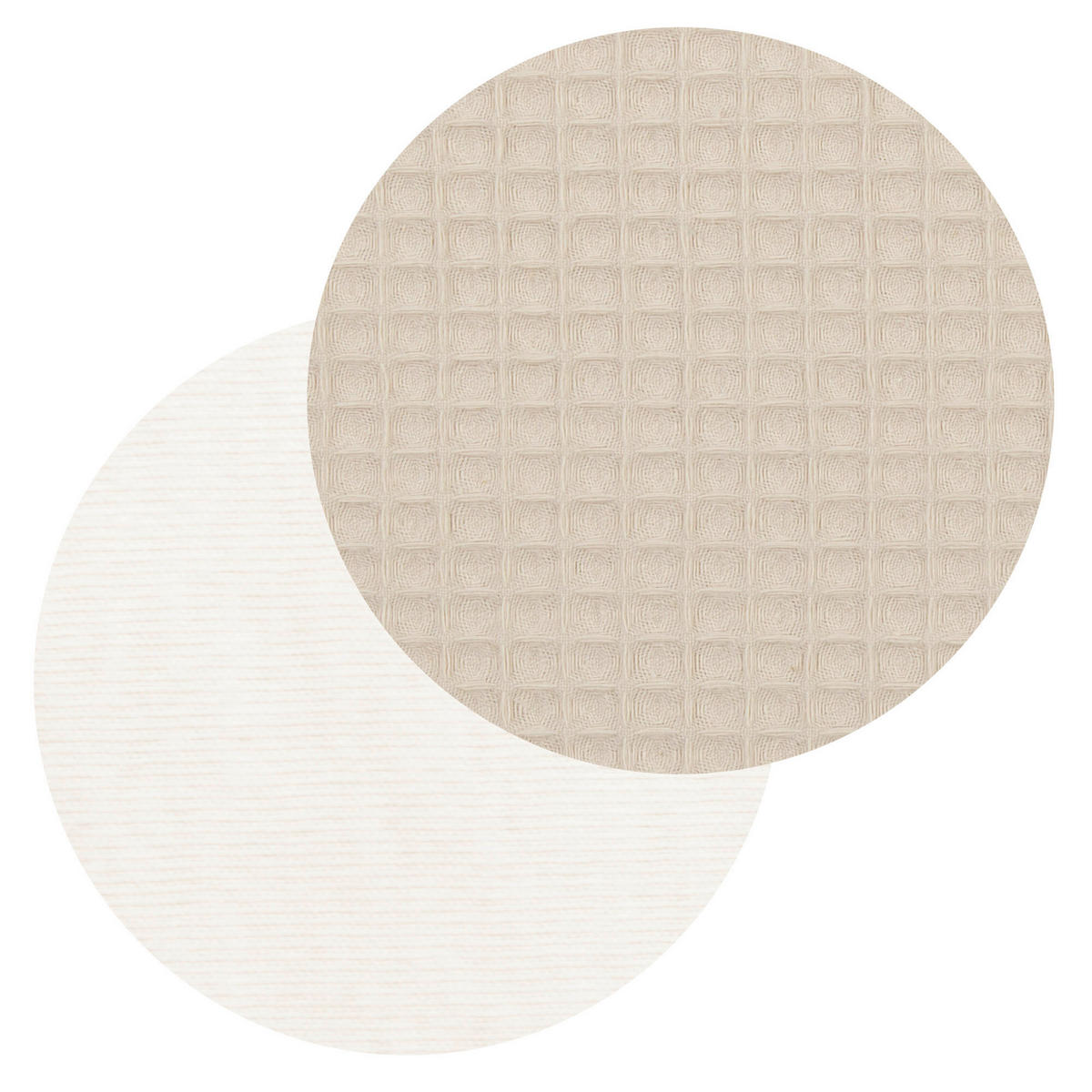 KUSCHELNEST babybay Kuschelnest Waffelpiqué  90/50/13 cm   - Sandfarben, Basics, Textil (90/50/13cm) - Babybay