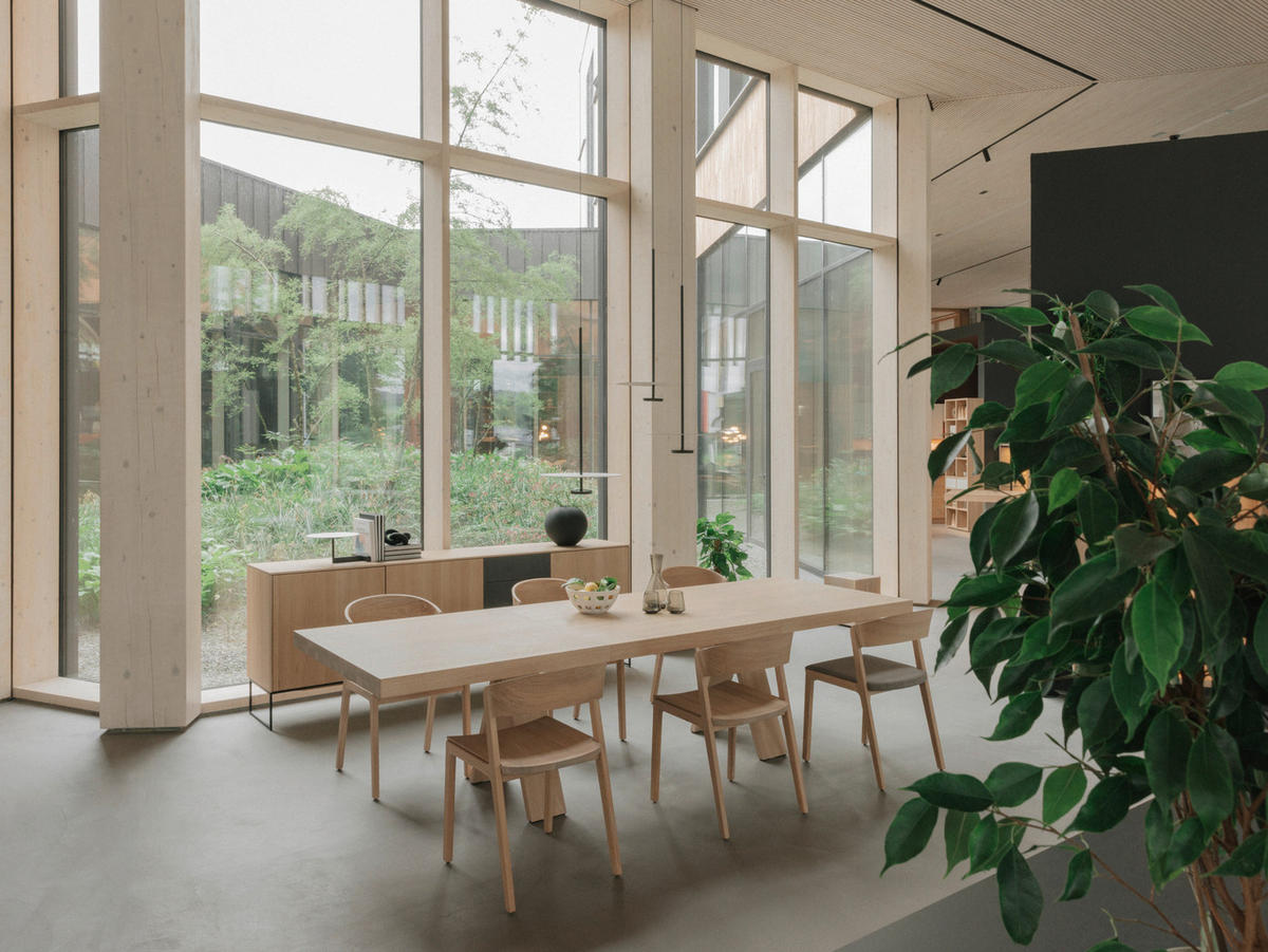 ESSTISCH in Holz 250-350/100/75 cm  - Eiche Bianco, Natur, Holz (250-350/100/75cm) - TEAM 7