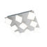 DECKENLEUCHTE - Design, Metall (36/36cm) DECKENLEUCHTE - Design, Metall (36/36cm)