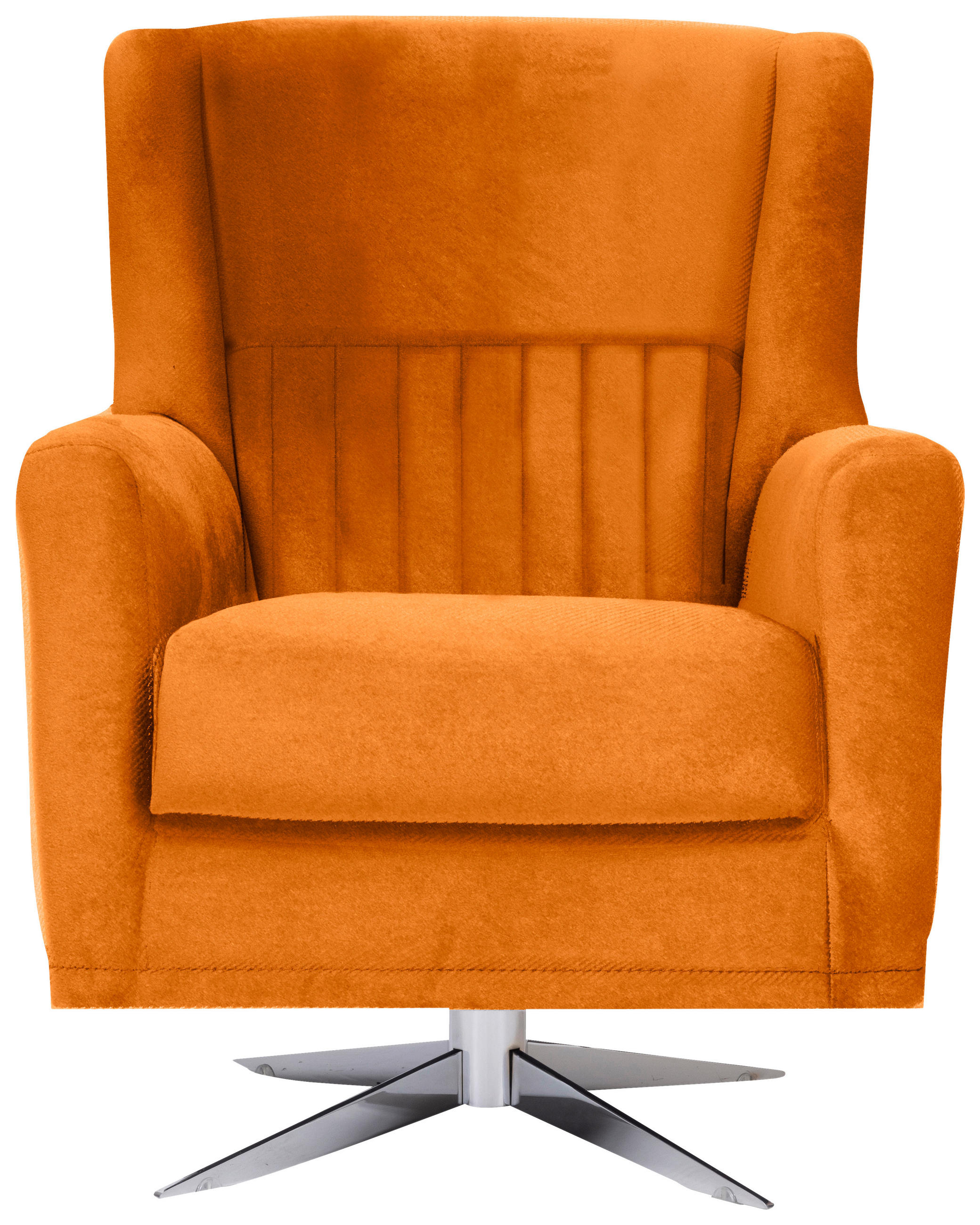 SESSEL Velours Bronzefarben    - Chromfarben/Bronzefarben, Design, Textil/Metall (70/96/75cm) - Livetastic