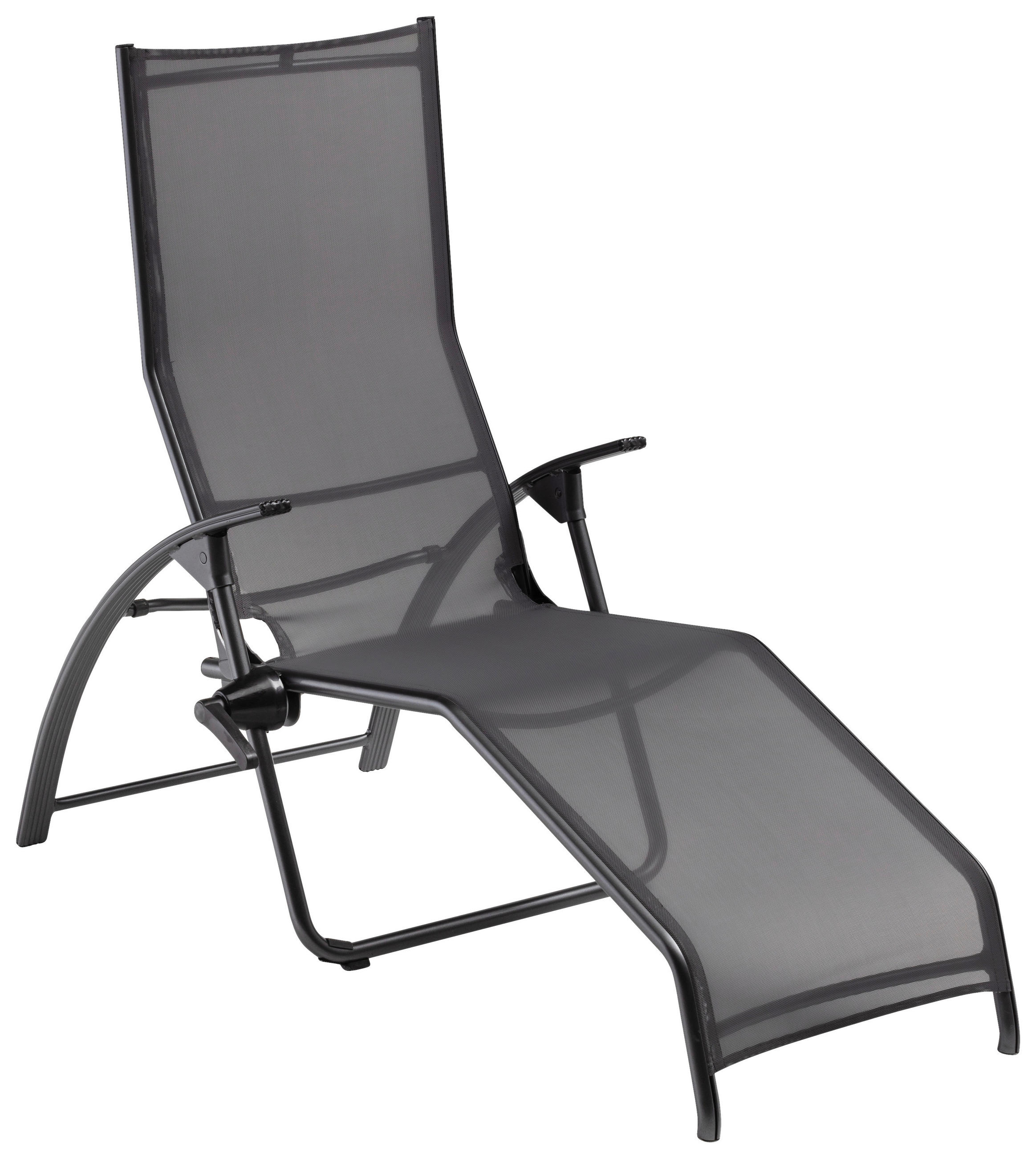 BÄDERLIEGE 180/120/73 cm  - Anthrazit, Basics, Textil/Metall (180/120/73cm) - Kettler