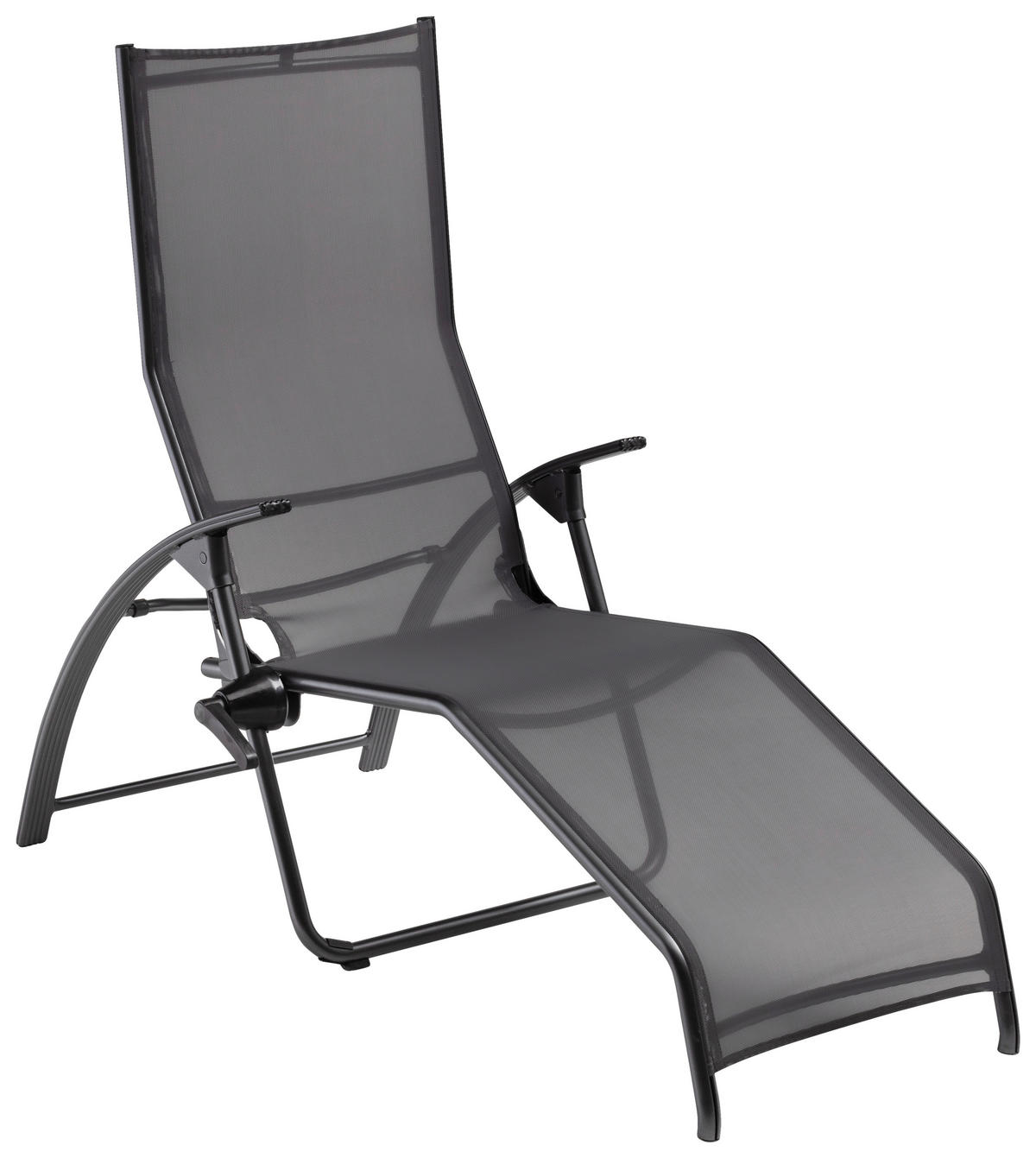 BÄDERLIEGE 180/120/73 cm  - Anthrazit, Basics, Textil/Metall (180/120/73cm) - Kettler