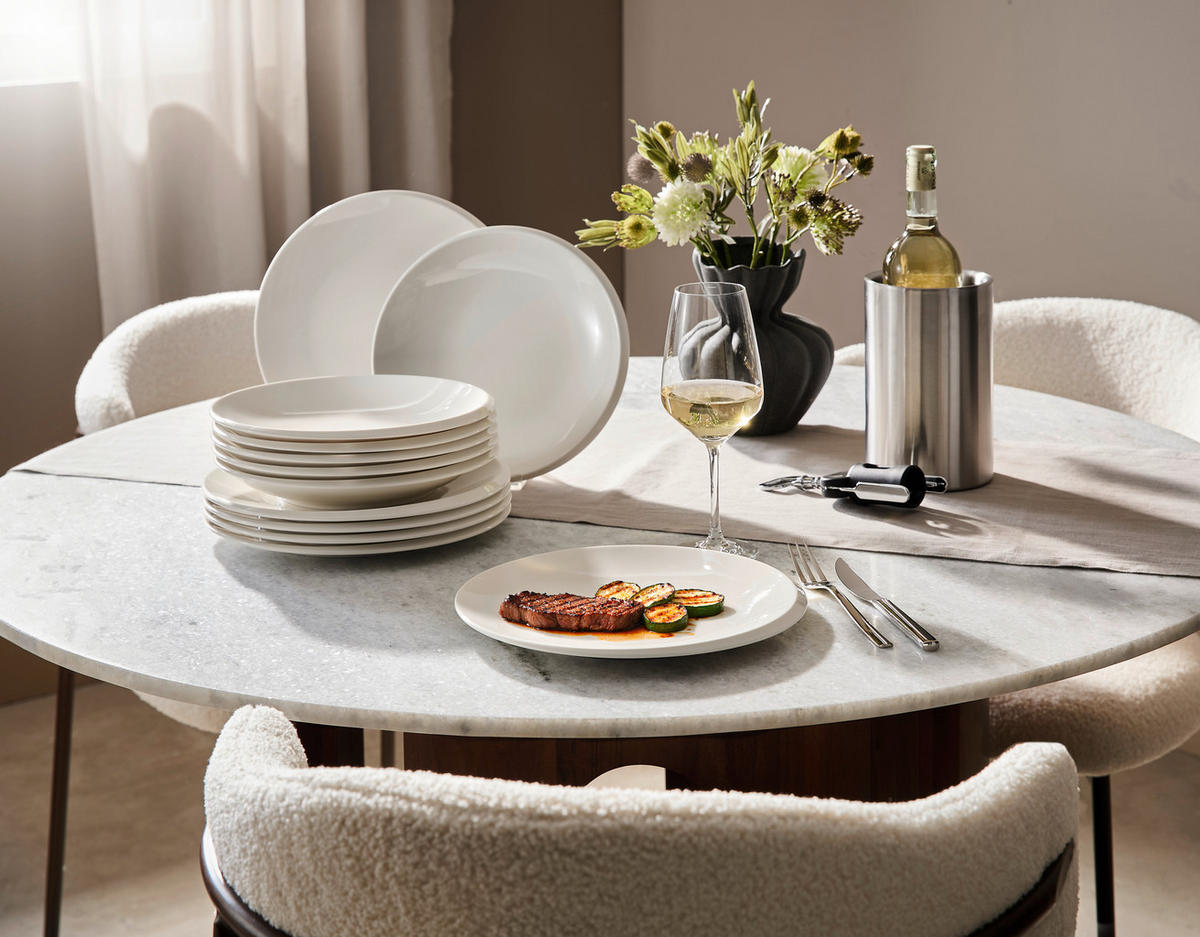 ASZTALI ÉTKÉSZLET 12 részes  - fehér, Konventionell, kerámia - Villeroy & Boch