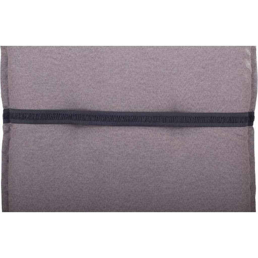 Thumbnail - Gardenson Sesselauflage, Grau, Textil, Uni, Füllung: Schaumstoff, Fleece, 46x8x98 cm, bügelfrei, formstabil, für den Auß...