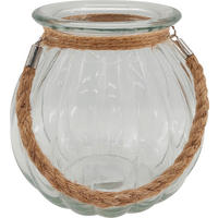 WINDLICHT Klar 18/17,5 cm  - Klar, Basics, Glas/Textil (18/17,5cm) - Ambia Home