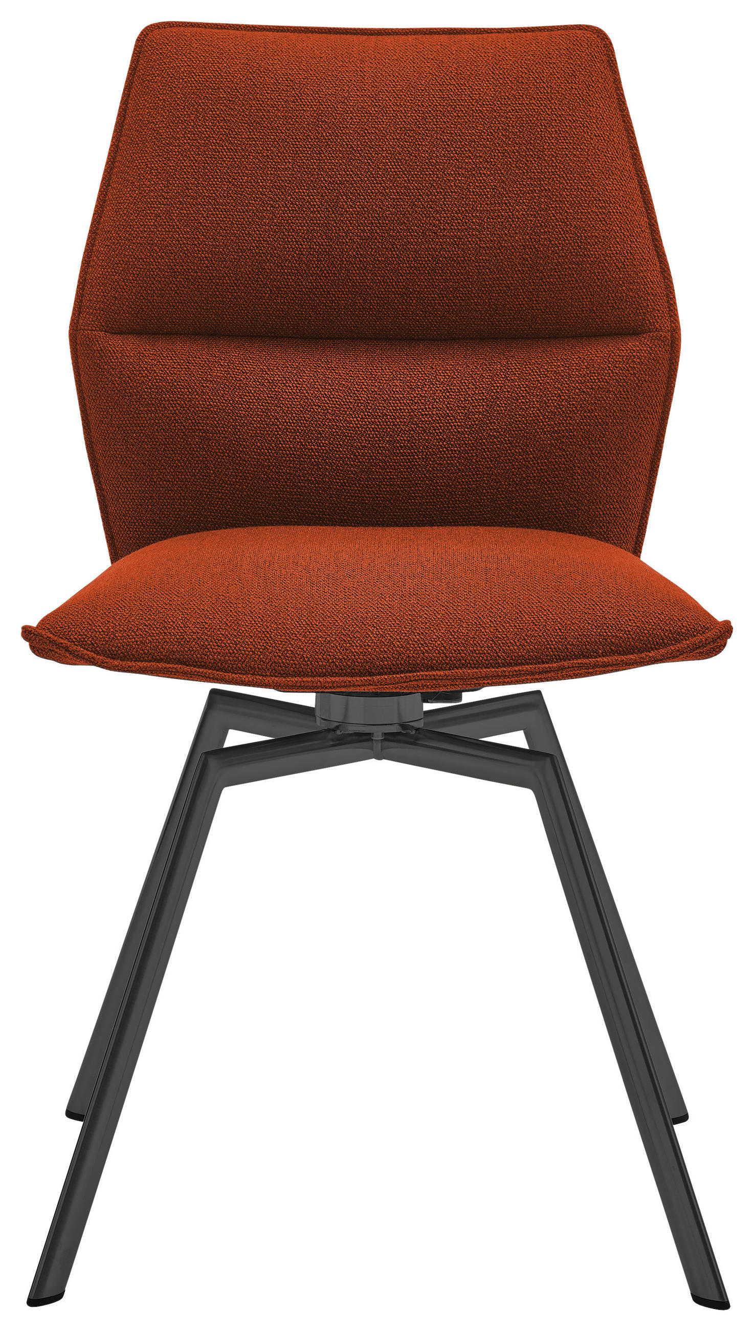 STUHL  in Stahl  - Rostfarben/Anthrazit, Design, Textil/Metall (47/86/54cm) - Venjakob