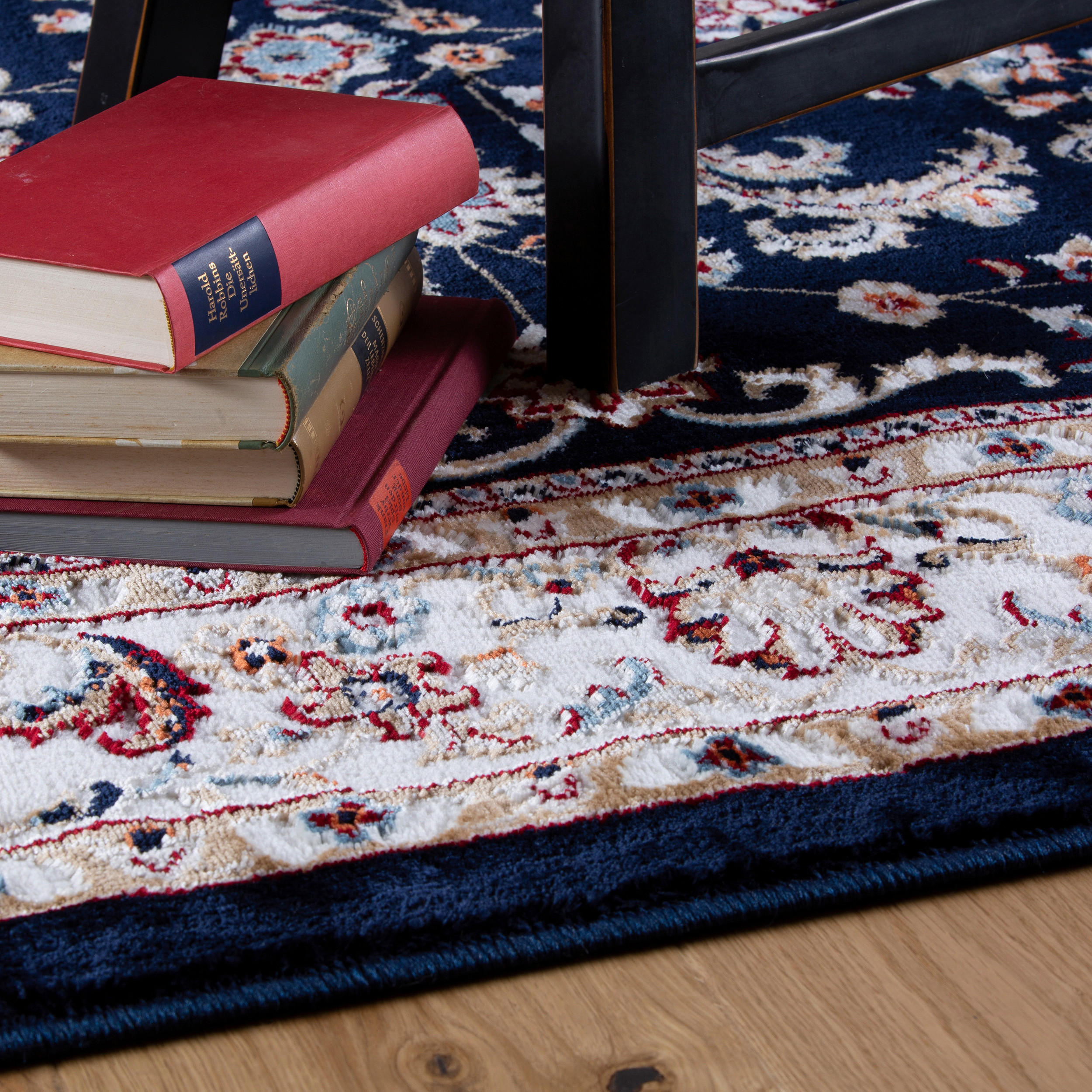 FLACHWEBETEPPICH 160/230 cm My Isfahan  - Dunkelblau, Lifestyle, Textil (160/230cm) - Novel