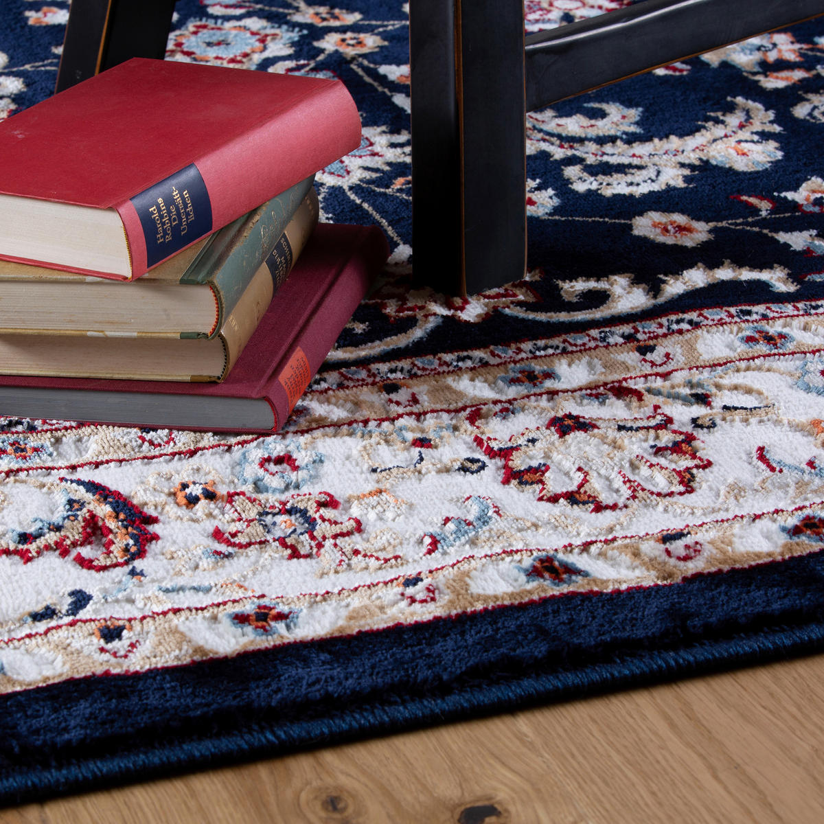 FLACHWEBETEPPICH 160/230 cm My Isfahan  - Dunkelblau, Lifestyle, Textil (160/230cm) - Novel