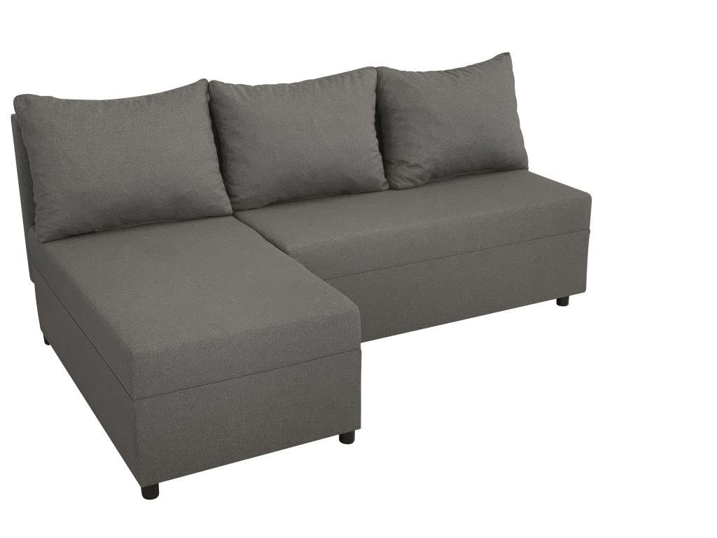 SJEDEĆA GARNITURA tekstil  siva, svijetlo smeđa   - siva/svijetlo smeđa, Moderno, tekstil (191/131cm) - Ti'me