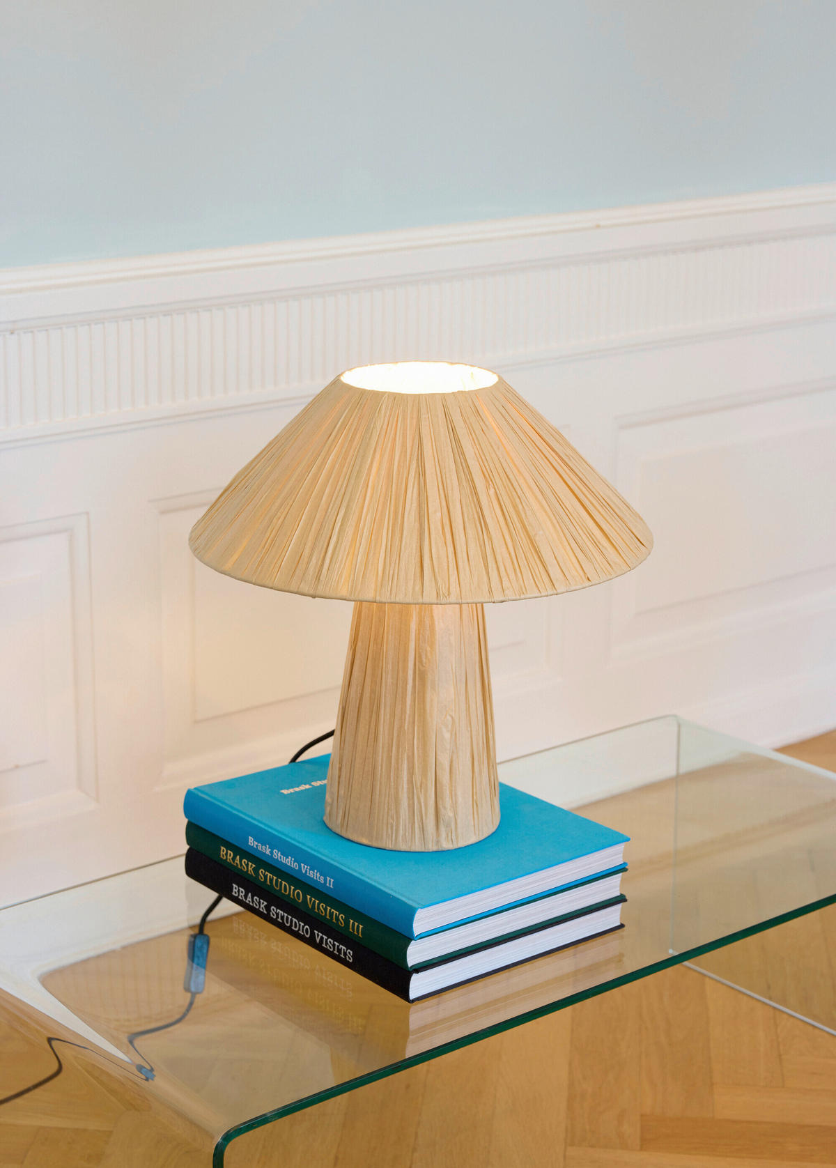 TISCHLEUCHTE 40/40.5 cm   - Braun, Basics, Naturmaterialien/Metall (40/40.5cm) - Osram